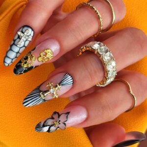 Zdobienia paznokci w stylu black & white – kurs nail art w Częstochowie